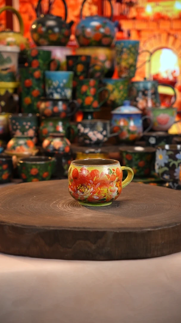 油画   釉下彩   杯子