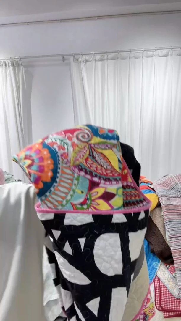 棉200*220纯棉床盖91号拼接大瑕疵