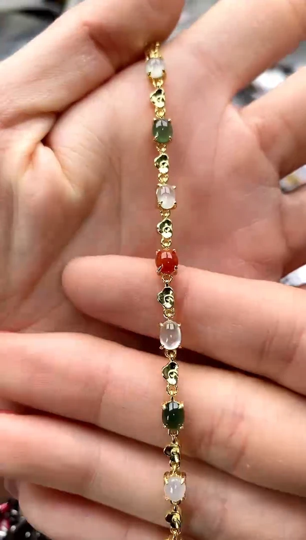 【闪购商品】翡翠戒指银S925镶嵌6666666    6