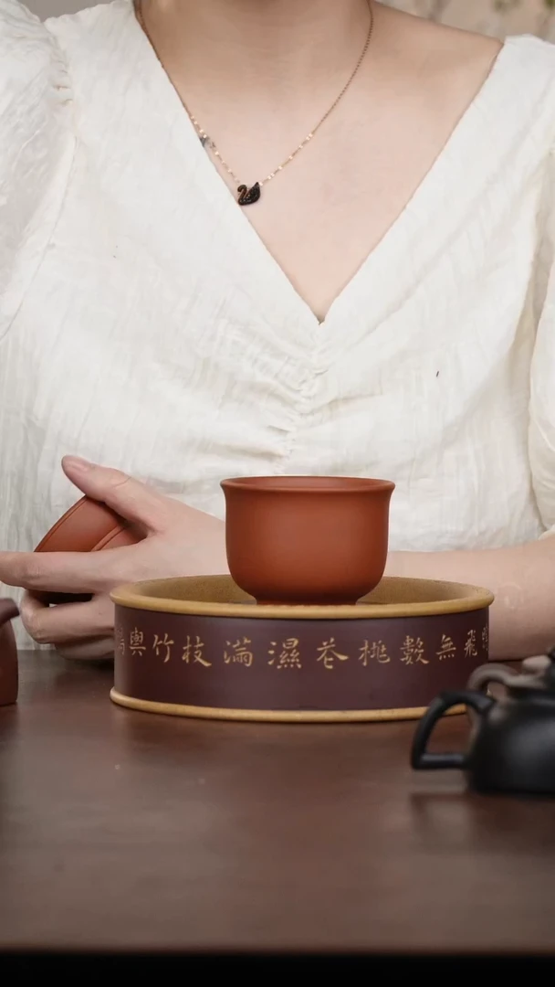 茶壶紫砂主人杯  赵庄朱泥 100cc