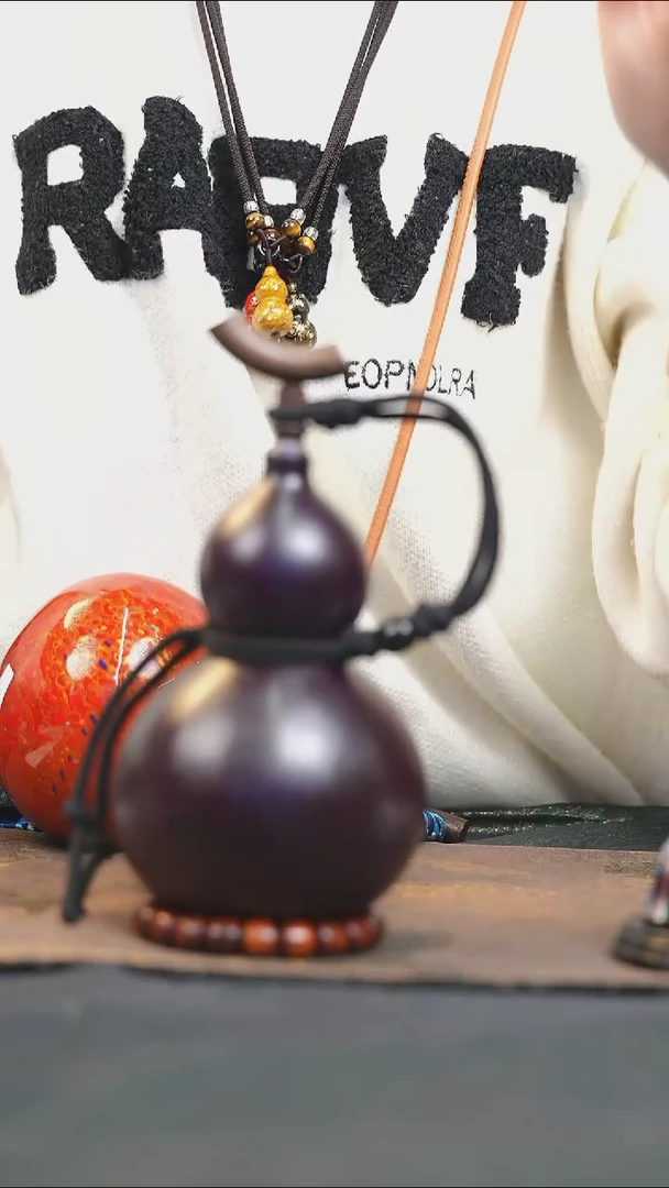 【闪购商品】XT163大漆酒葫芦不包手串及旋转底座