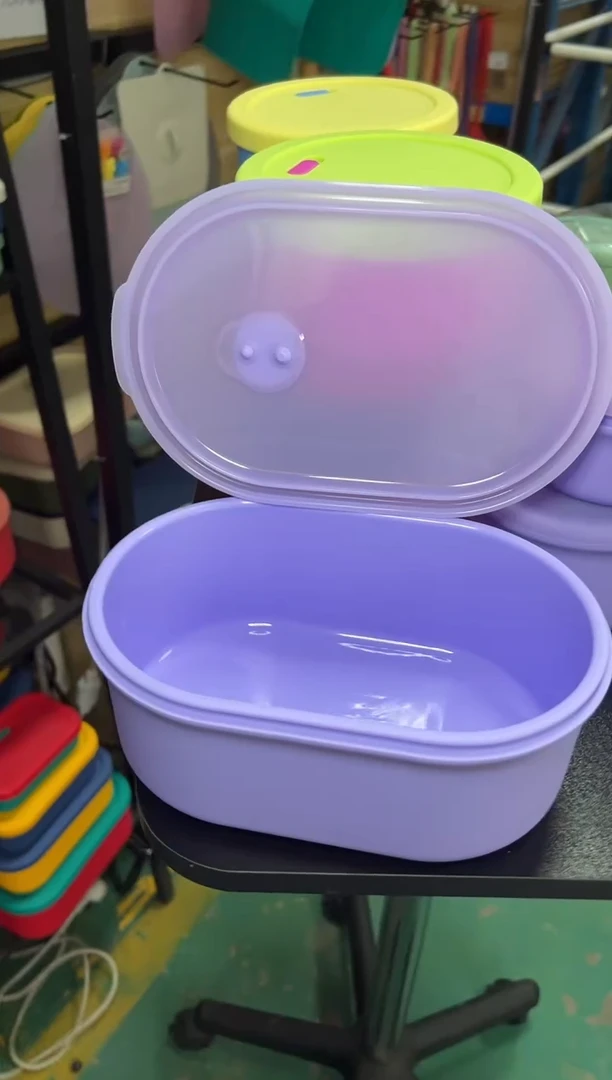 硅胶FF-紫色-椭圆排气盒1500ML