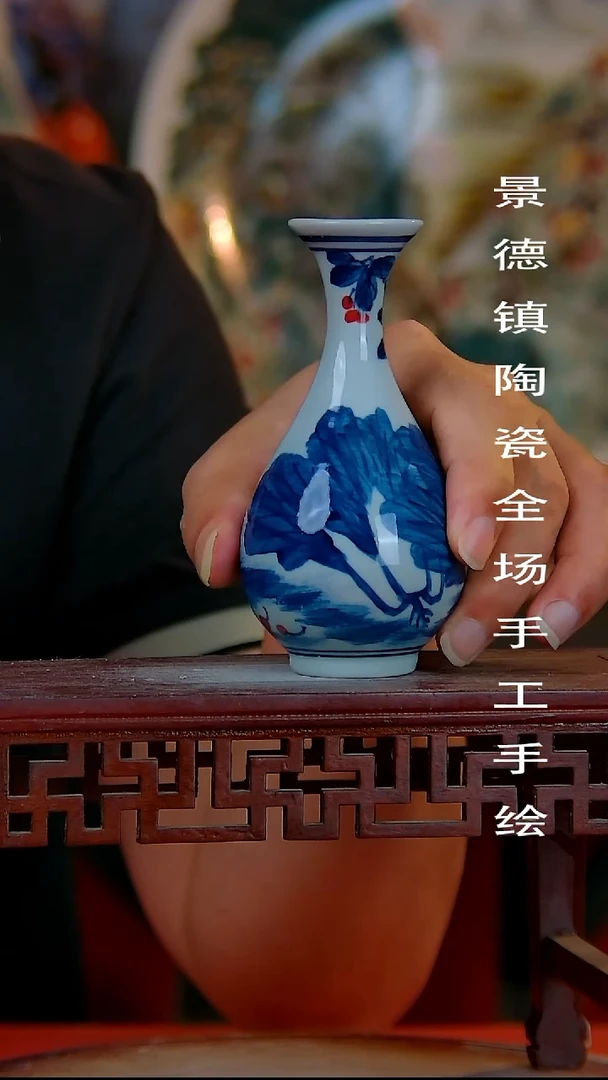 摆件景德镇陶瓷 全场手工手绘