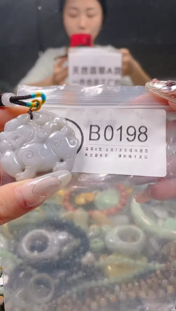 【闪购商品】翡翠颈饰未镶嵌/B/翡翠A货一图一物