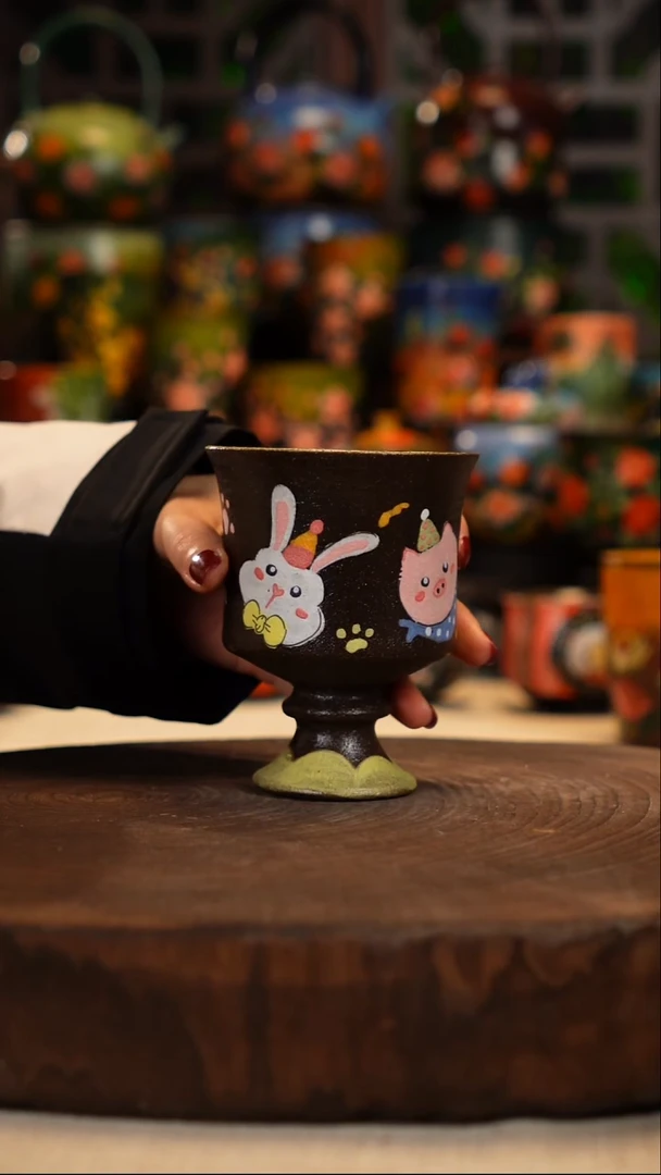 油画   釉下彩   杯子