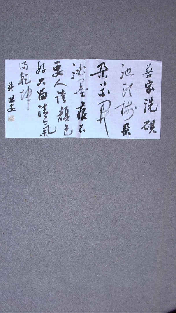 书法蒋阳安 陕西西安69*34两平尺