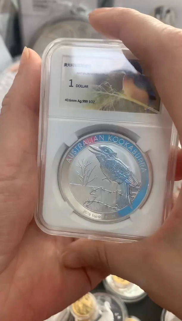 纯银翠鸟银币封装版世泉