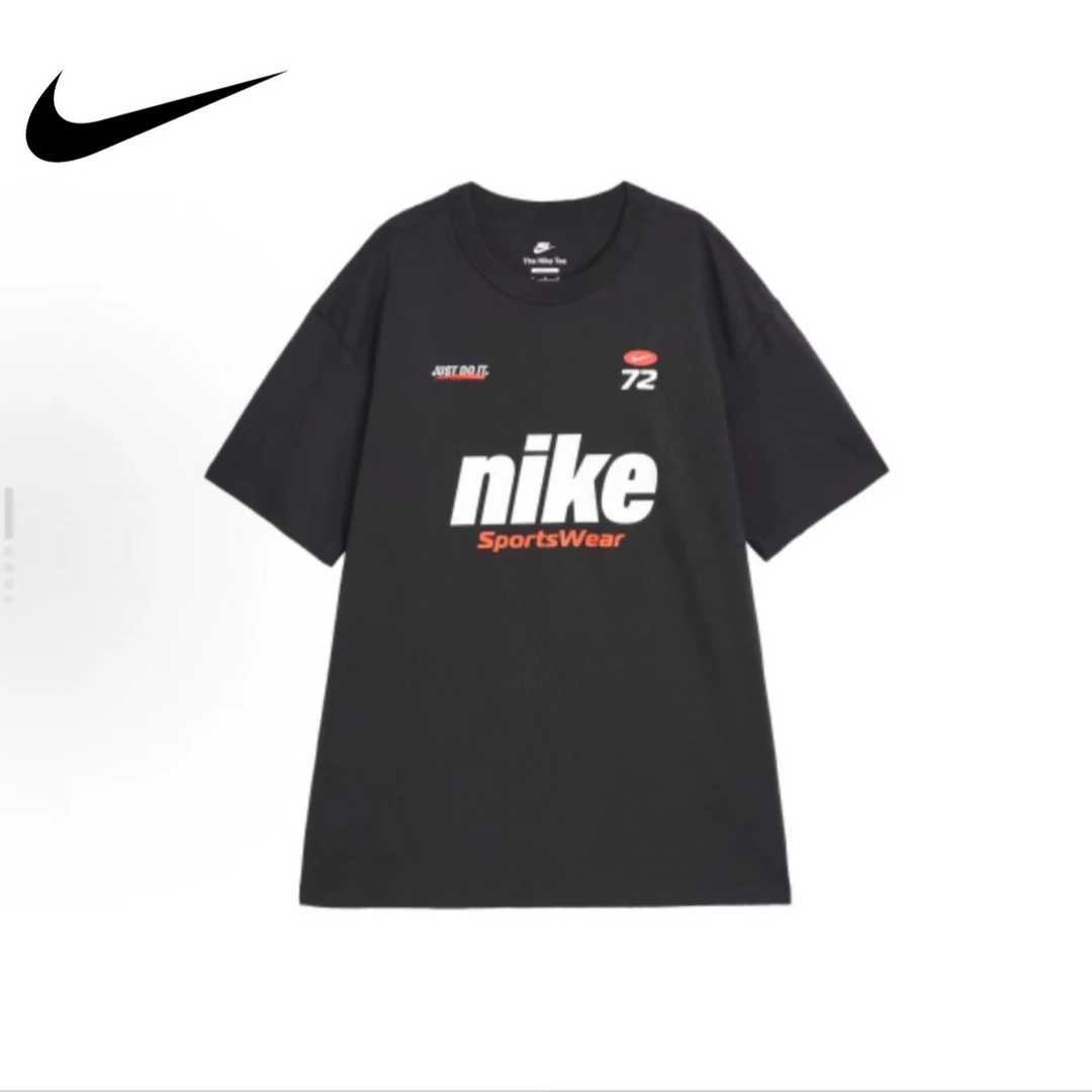 【瑕疵修复】Nike字母印花圆领短袖T恤 男款HQ1570