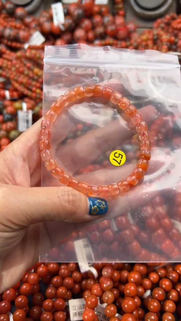 未镶嵌手串南红玛瑙7