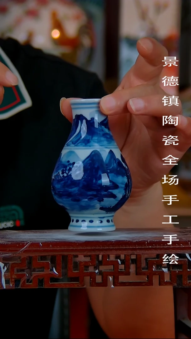 摆件景德镇陶瓷 全场手工手绘