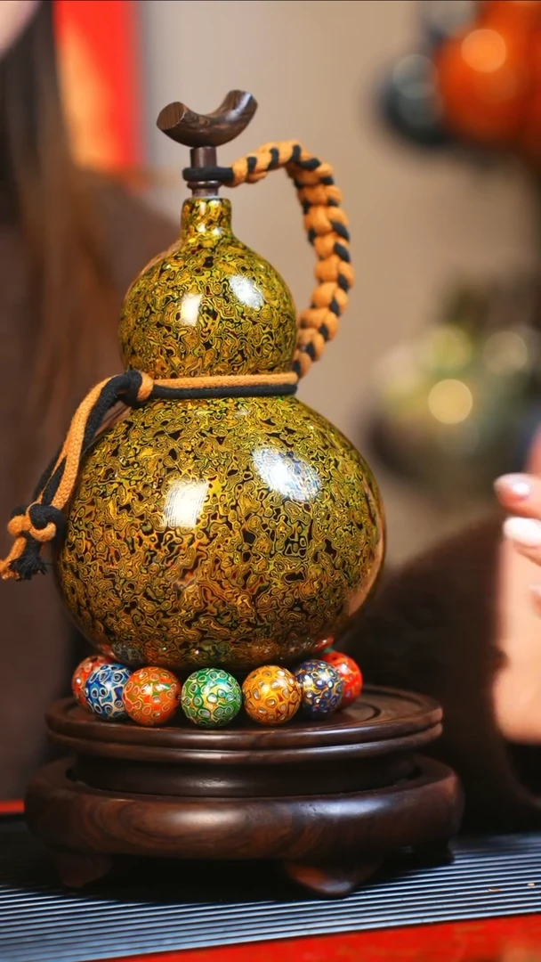 【闪购商品】JW140大师姐臻选非遗大漆酒葫芦