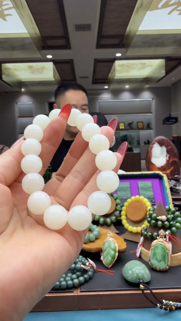 未镶嵌手串和田玉yjk