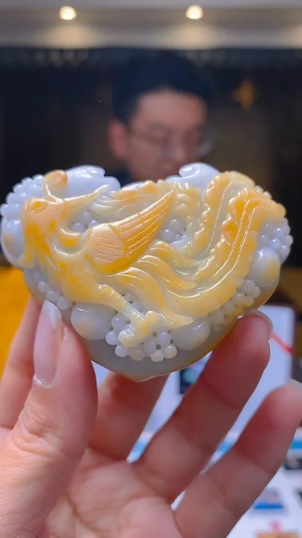 未镶嵌定制翡翠KK翡翠毛货吊坠-9