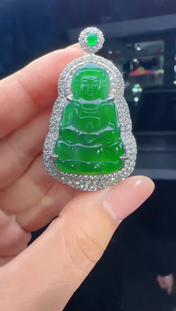 未镶嵌定制翡翠翡翠吊坠21