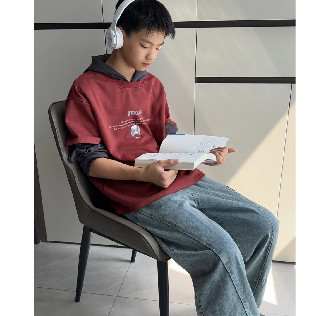 中大童加绒卫衣裤子单件（200—299）