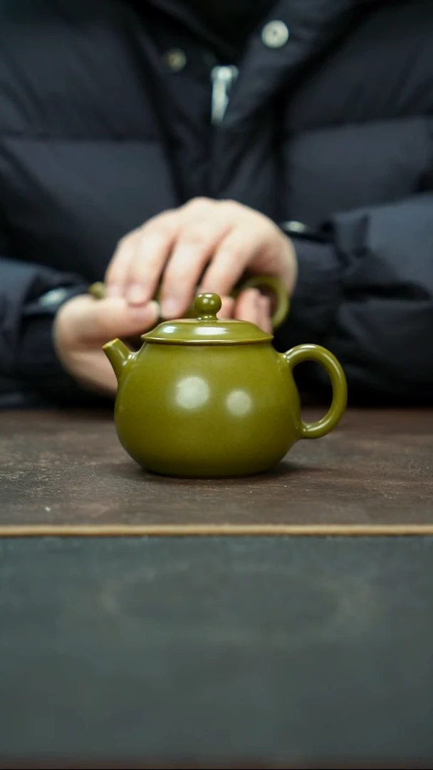 杯景德镇茶叶末西施壶