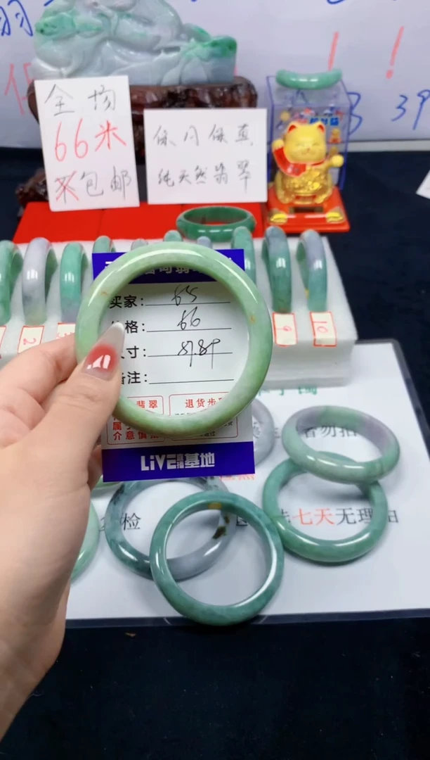未镶嵌手镯翡翠65