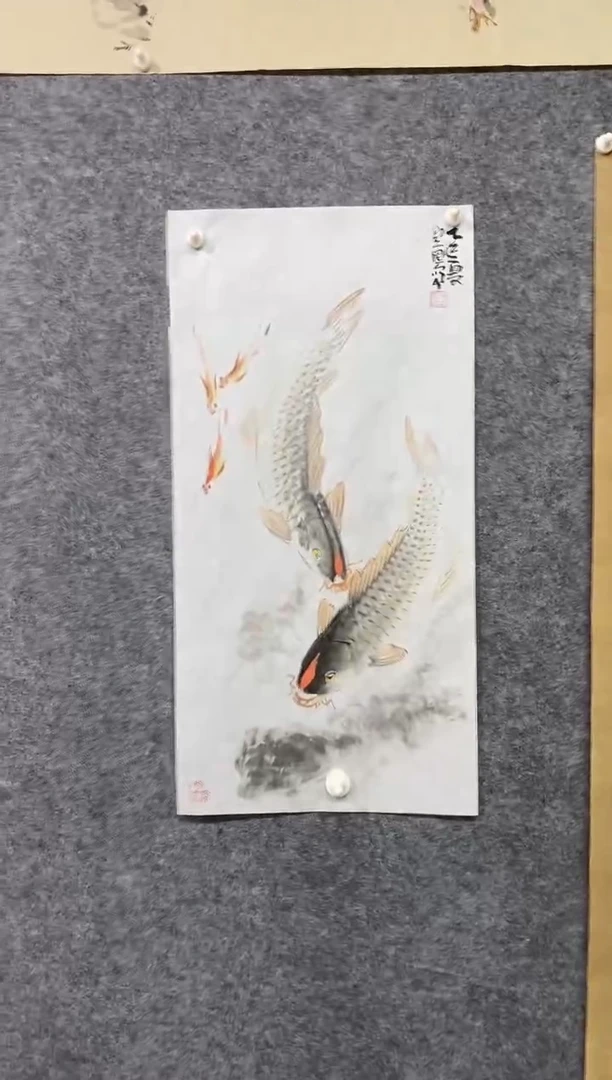 国画尚定固国画作品