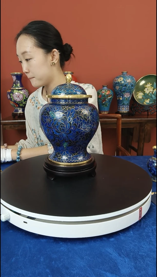 手工艺品琉璃将军罐