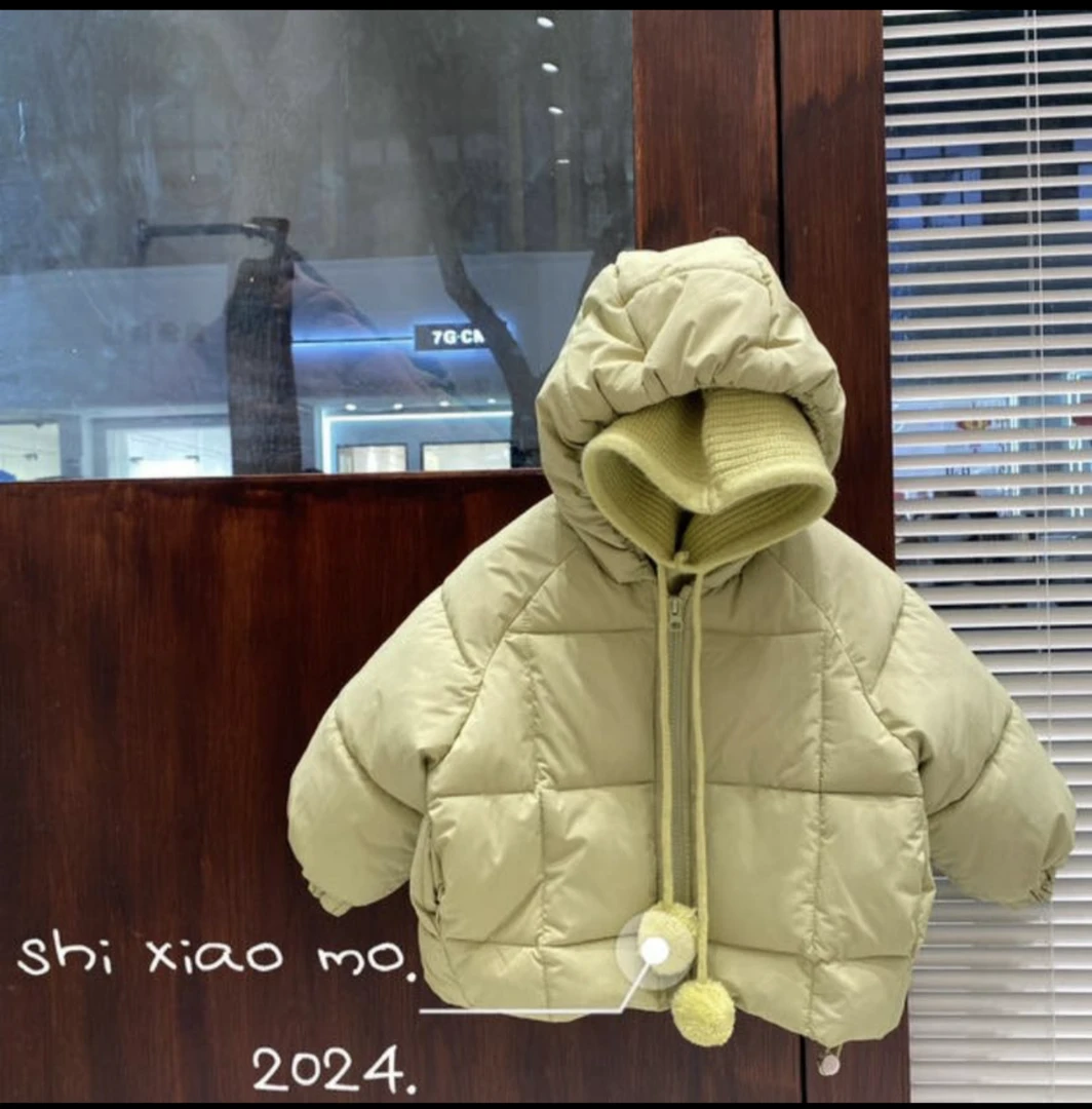 冬季设计款棉服面包服毛线帽子棉衣