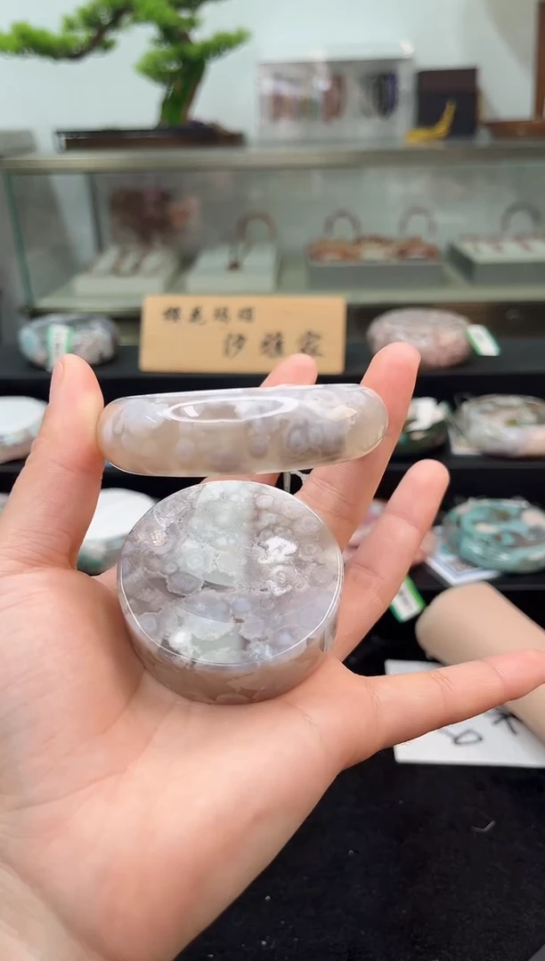 未镶嵌手镯石英质玉55圈口（赠品镯心）1648236