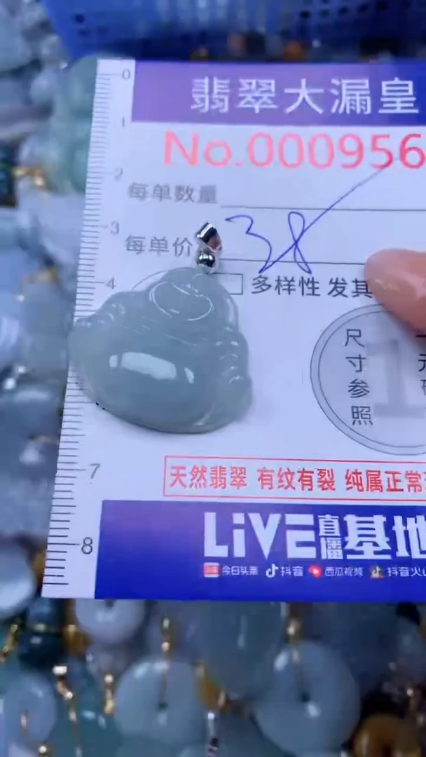 翡翠未镶嵌吊坠(不含链)9569