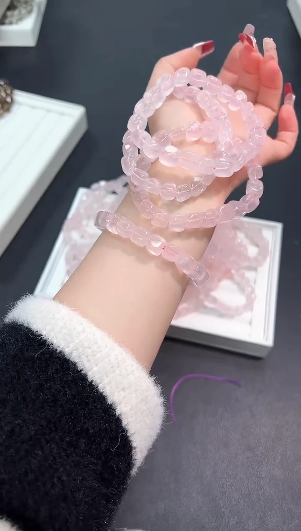 【闪购商品】水晶手串未镶嵌53o多样性发其一/1条默认微瑕