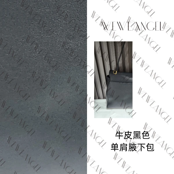 WEWEANGEL/牛皮黑色女士单肩包