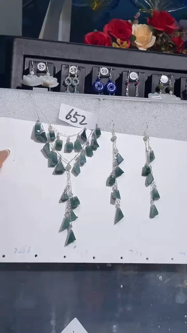 银S925镶嵌耳饰紫晶喜欢拍