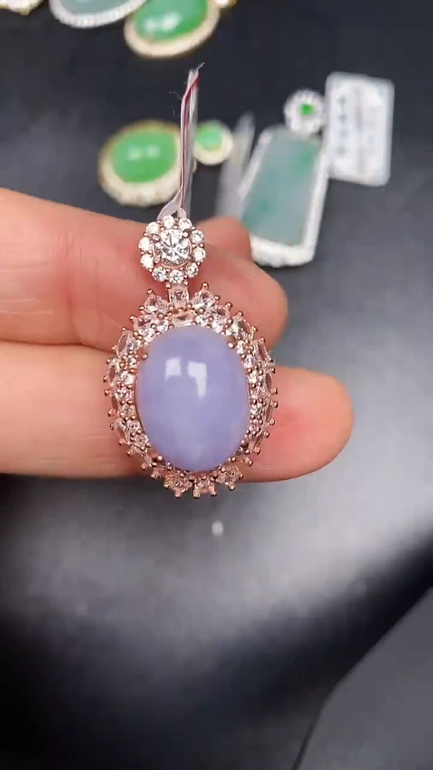 银S925镶嵌戒指翡翠1680