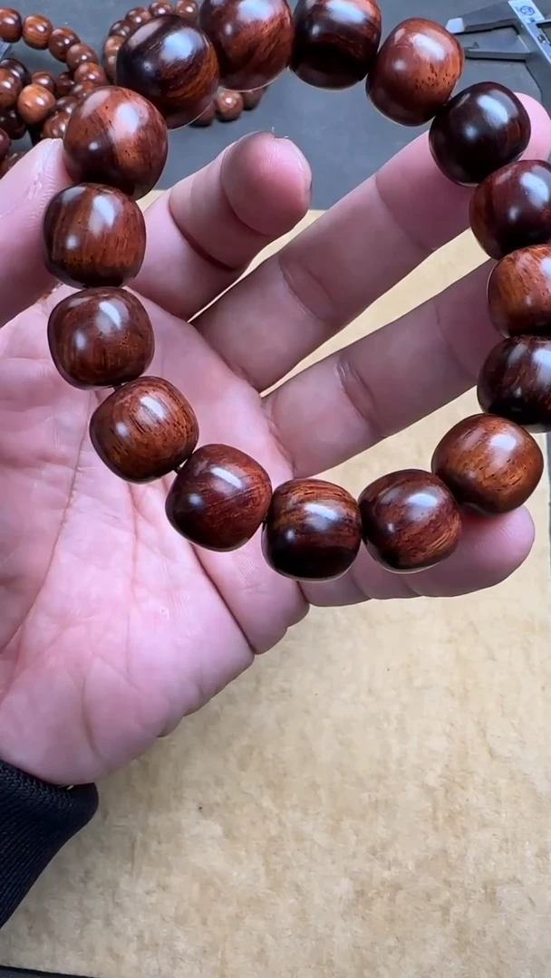 【闪购商品】黄花梨/降香黄檀手串/手链4360120-13x14黄花梨