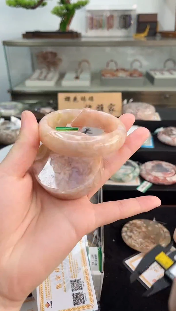 未镶嵌手镯石英质玉54圈口（赠品镯心）1751451