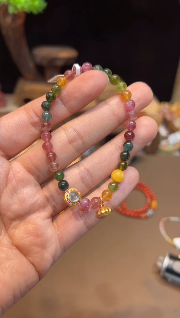 【闪购商品】碧玺手链未镶嵌手饰@@F3504