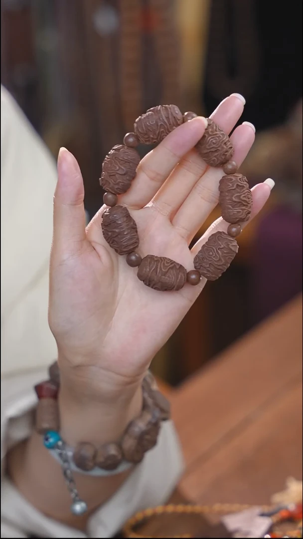 泥塑念慈小祥云单圈手串款式