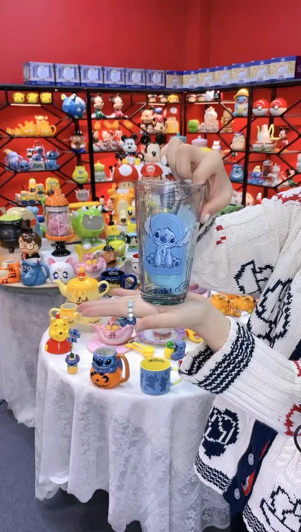 【闪购商品】1@@高硼硅史迪仔玻璃杯