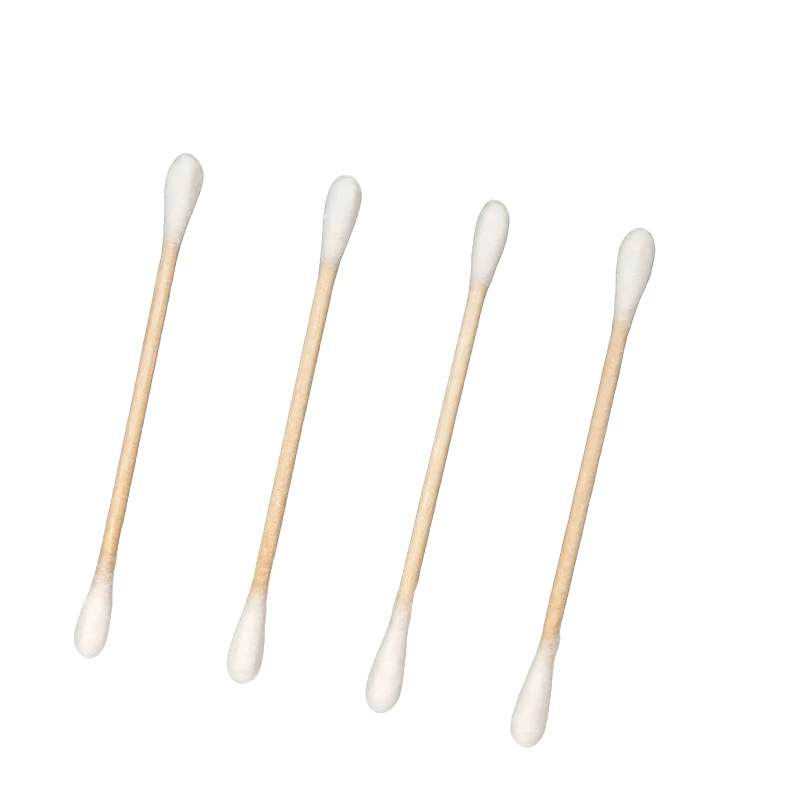 100支卸妆棉棒多功能1头袋装棉签约100根美容2头家用棉签一次性