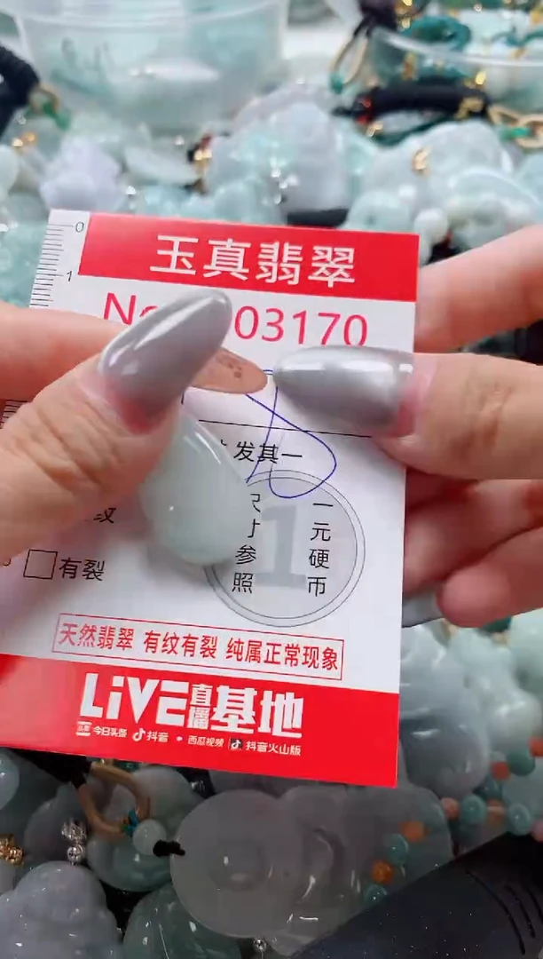 吊坠(不含链)未镶嵌翡翠3170
