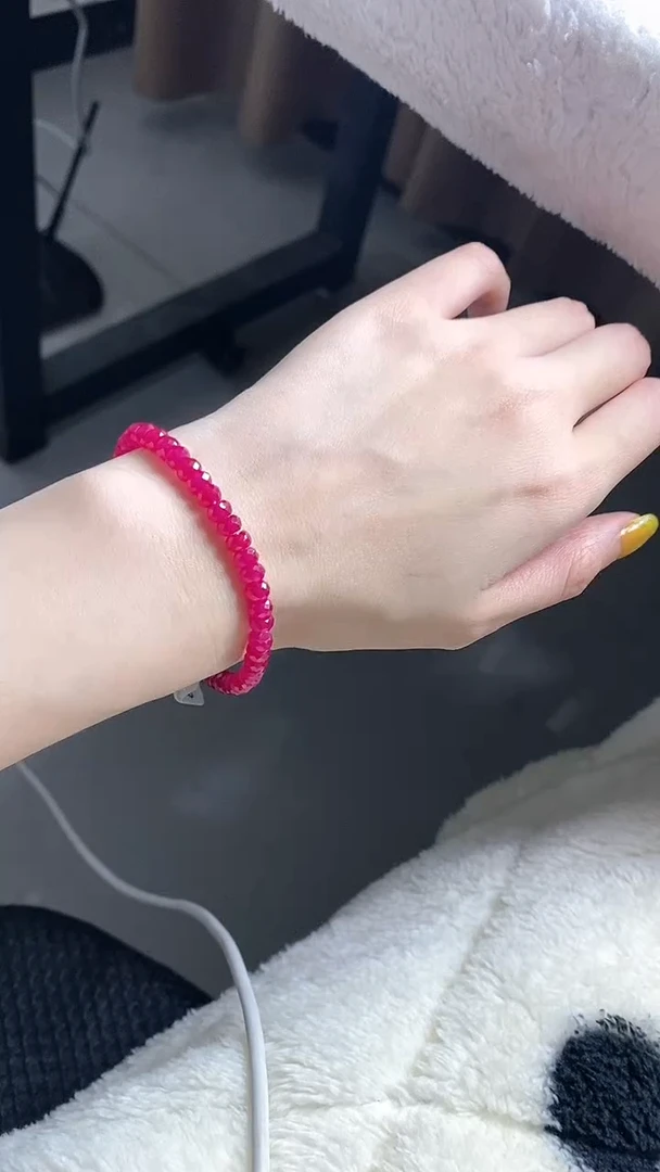 【闪购商品】红宝石手链14K金镶嵌诗宁甄选珠宝SYZB61