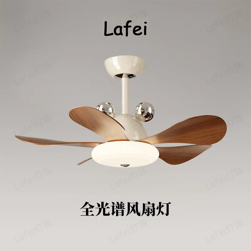 【米奇系列】极简护眼吊扇灯家用客餐厅电扇灯极简风风扇灯