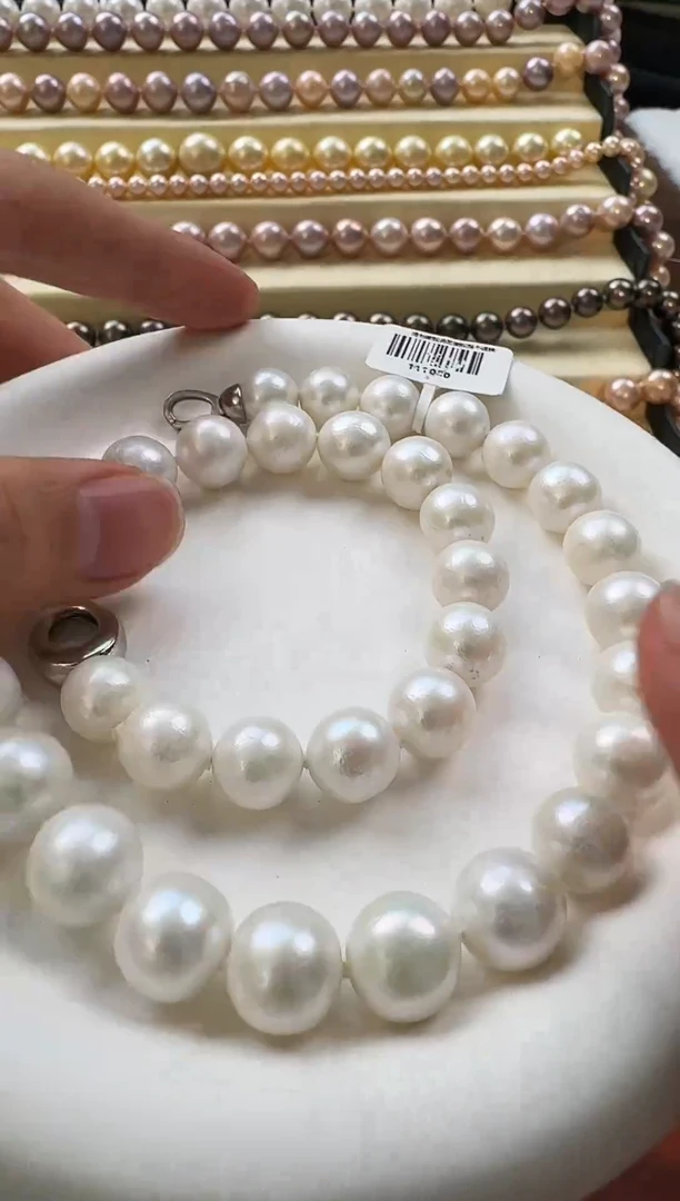 颈饰未镶嵌淡水珍珠11-14mm正圆