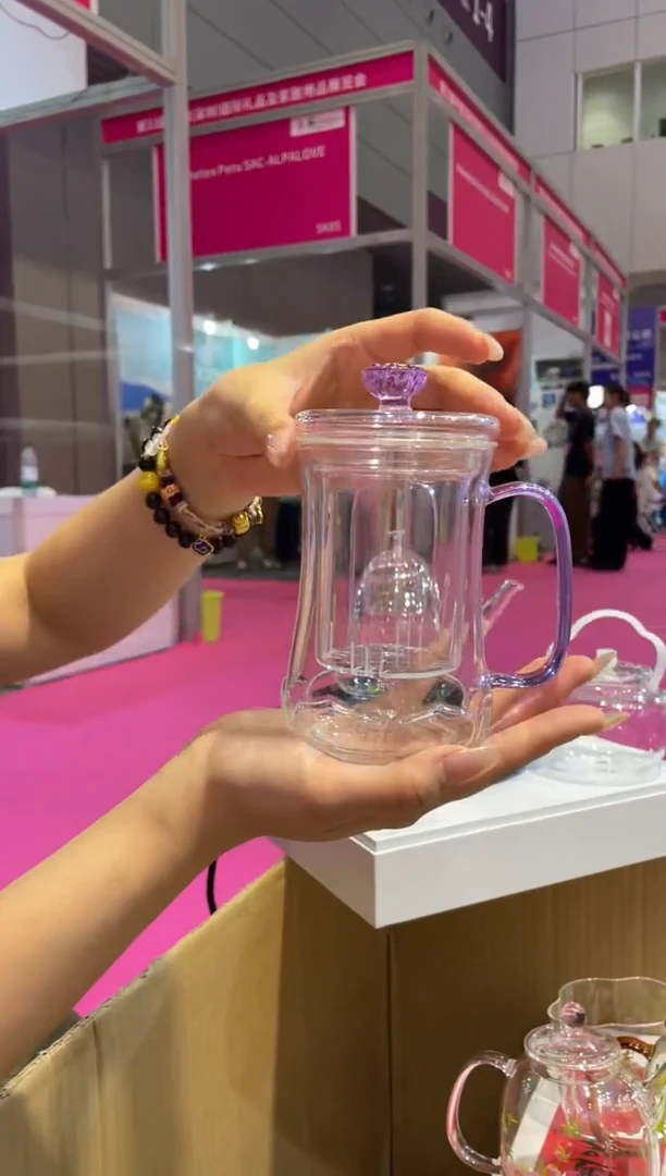 手工艺品琉璃紫色莲蓬办公杯啊啊啊