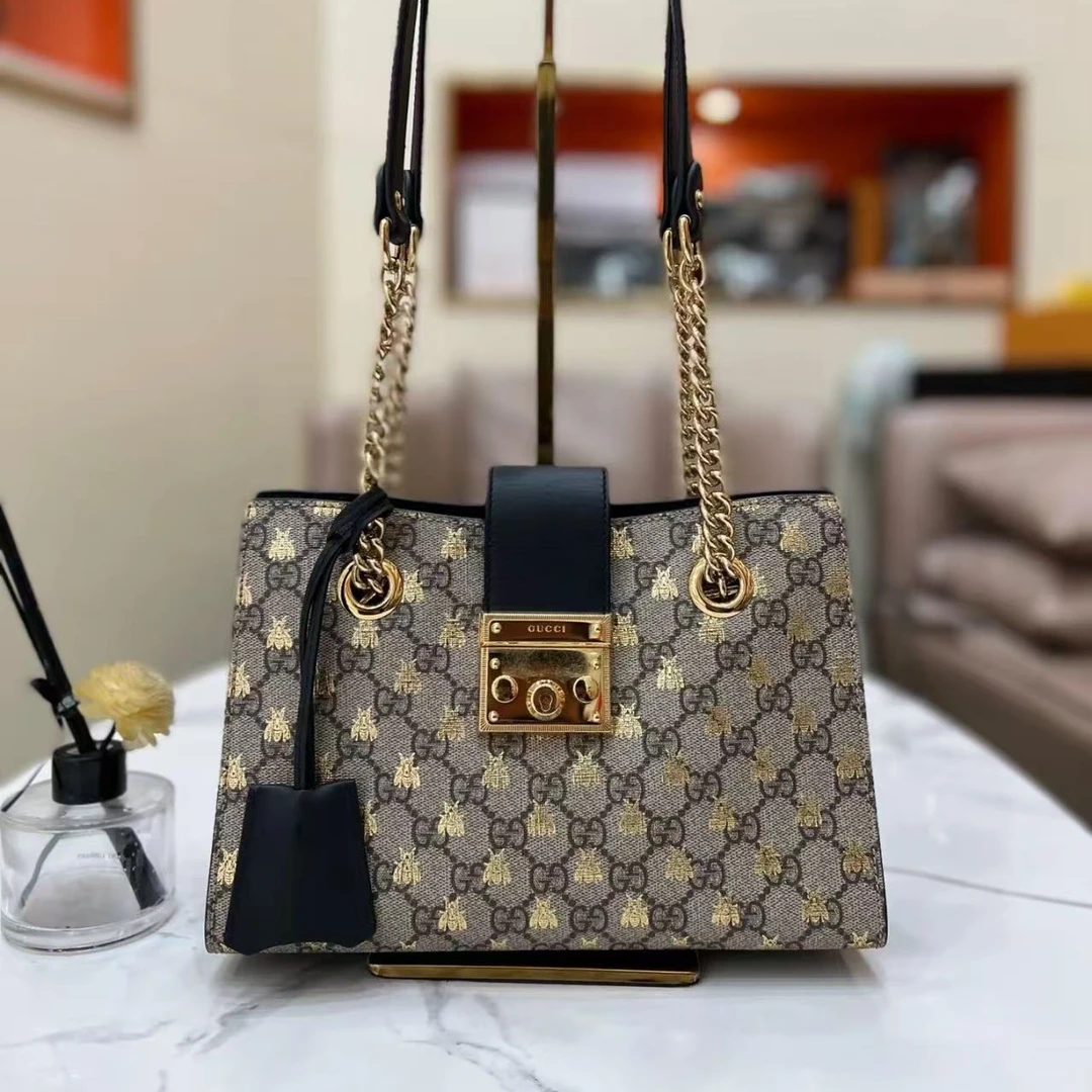 99新 GUCCI/古驰 蜜蜂padlock/D店