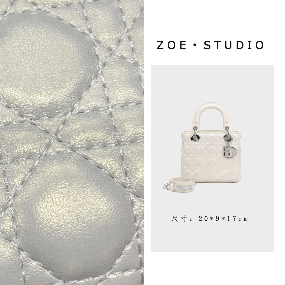 【佐伊甄选】QYX-SH151-米白色轻奢女士时尚潮流百搭斜挎包轻奢