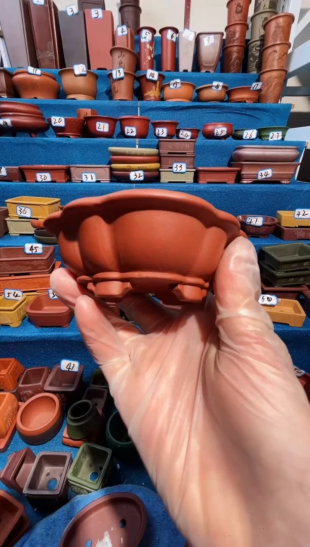 【闪购商品】紫砂紫砂花盆4只