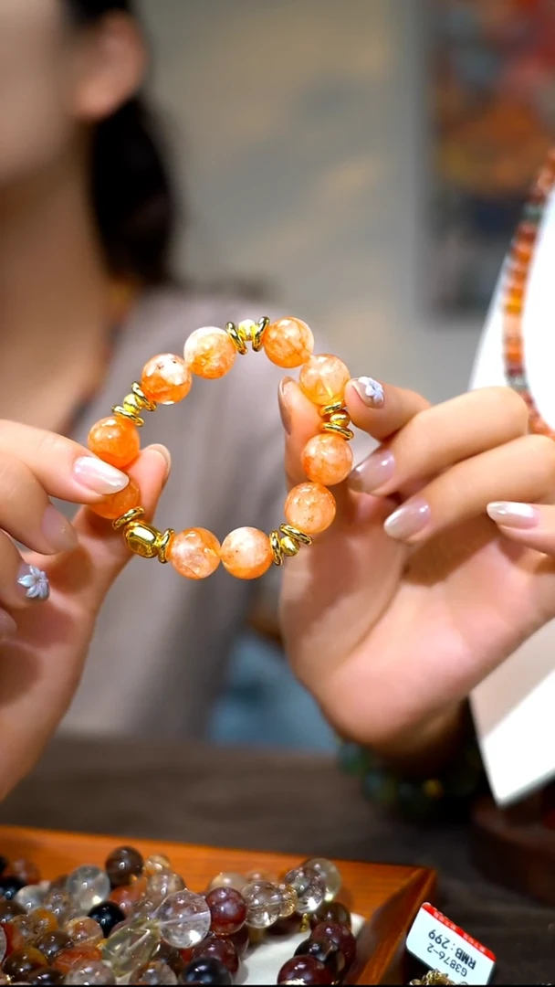 未镶嵌手链水晶胶花