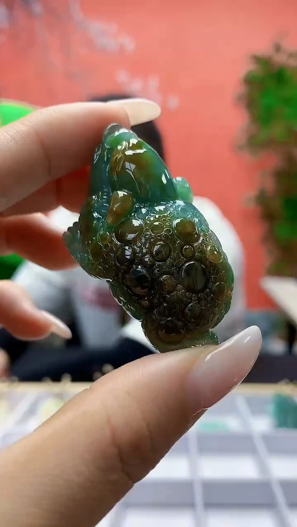 未镶嵌定制翡翠4898ty-毛货挂件37