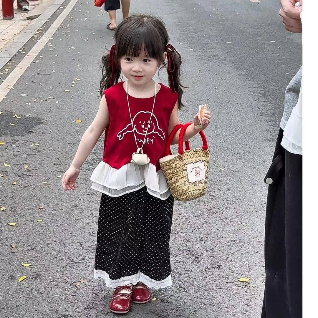 女童韩版两件套女宝宝洋气休闲儿童装韩范炸街套装小女孩夏装衣服