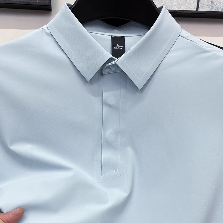 Zero Degree North高端纯色短袖POLO衫男士夏季运动速干透气T恤衫