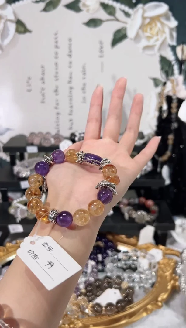 【闪购商品】水晶手链未镶嵌天然水晶默认微瑕 多样性发货发起一