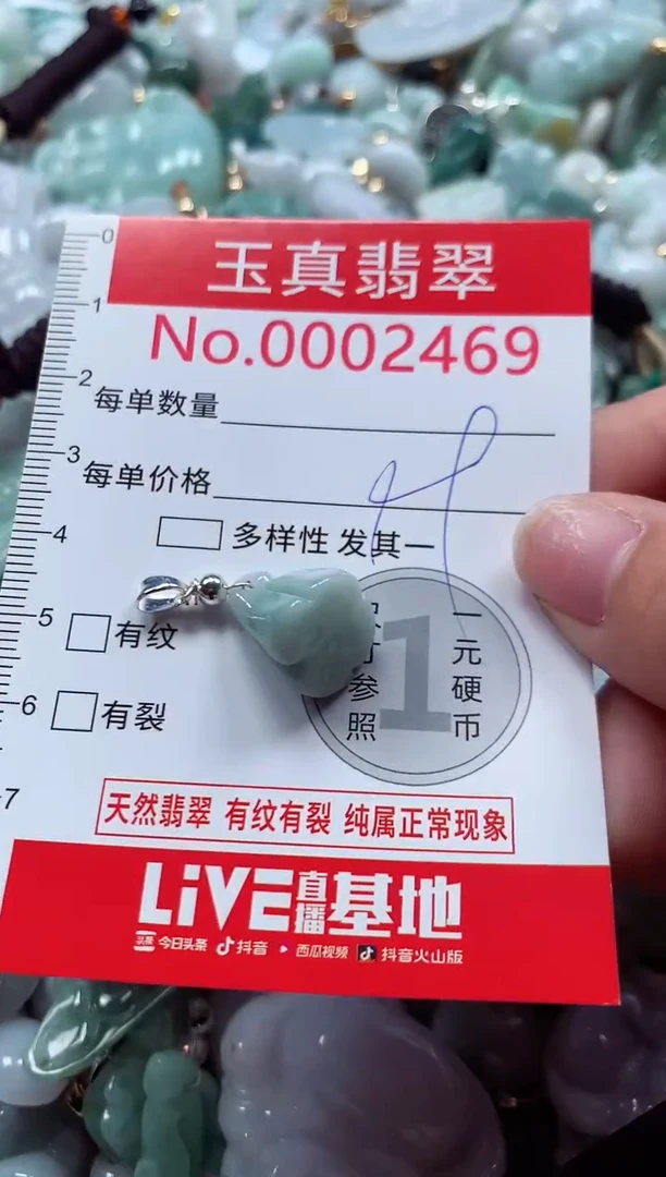 吊坠(不含链)未镶嵌翡翠2469